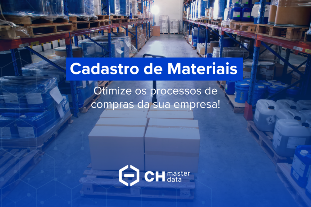 Cadastro de materiais